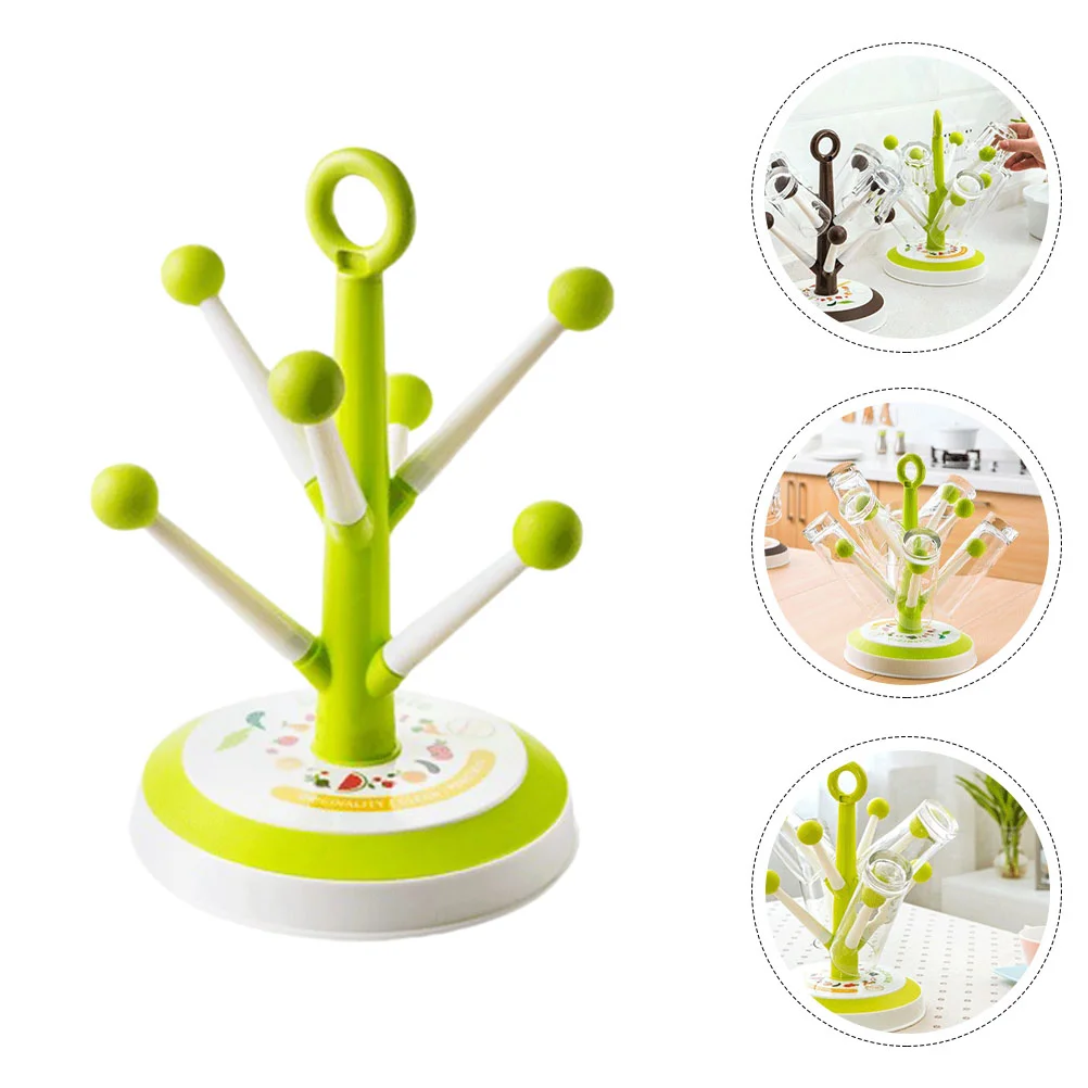 Space-Saving Tree Dish Drying Rack